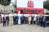 Overseas Territory leaders in Gibraltar during National Day 2023 
